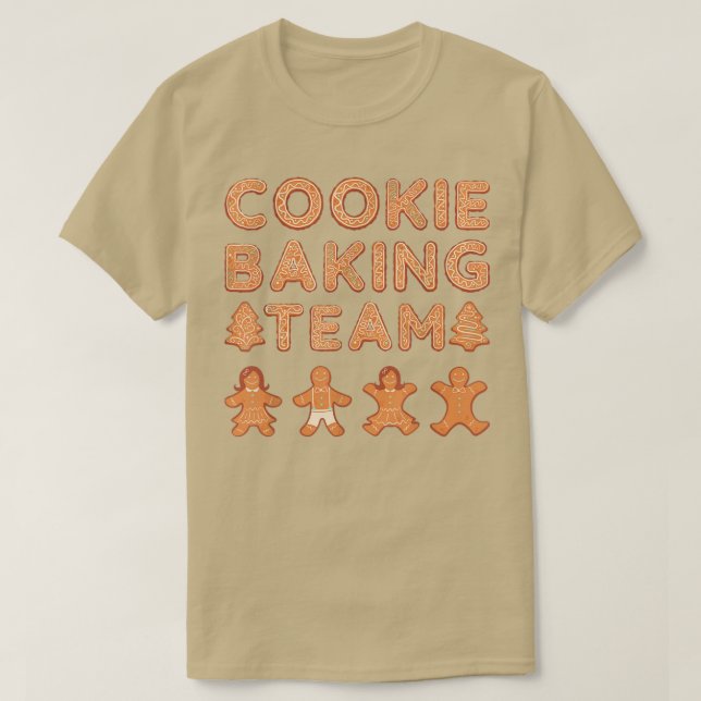Cookie Baking Team, Ugly Christmas  T-Shirt (Design Front)