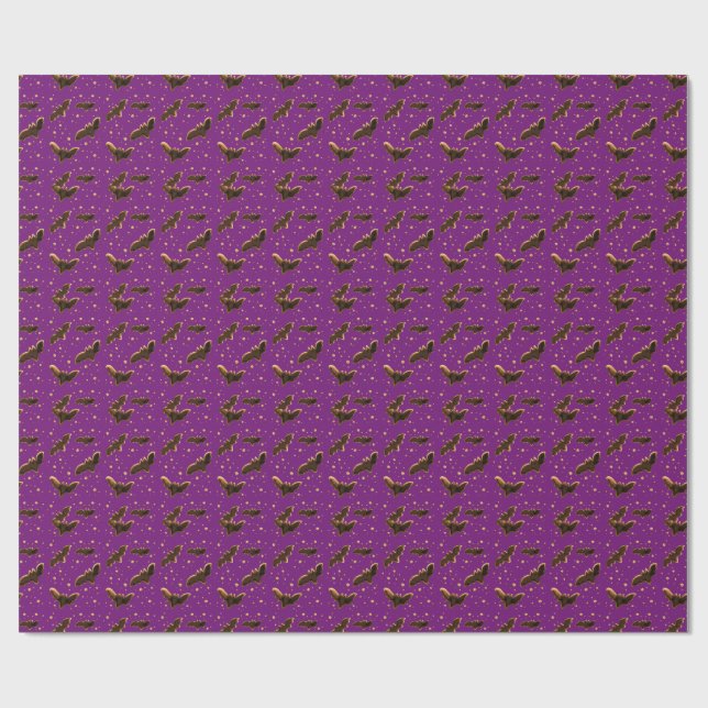 Cookie Bats and Crumbs Wrapping Paper (Flat)