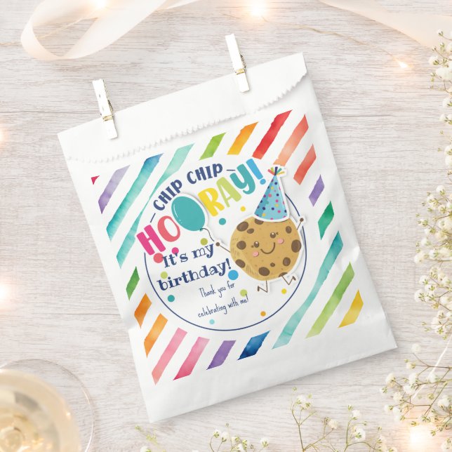  cookie Birthday favor gift you're the best Bag (Clipped)