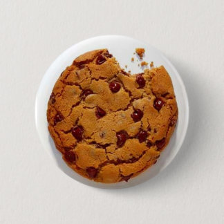 cookie bite pinback button