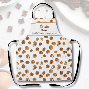 Cookie Boss Watercolor Chocolate Chip Cookies  Apron