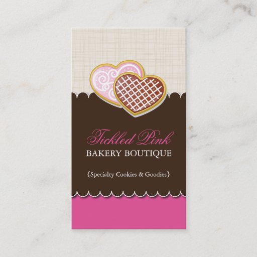 Customizable Cookie Business Cards