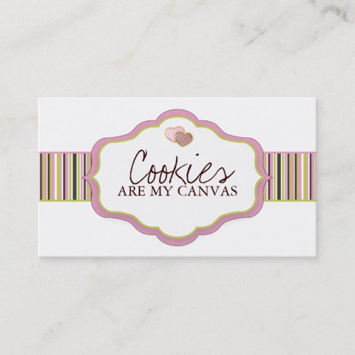 Customizable Cookie Business Cards
