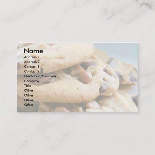 Customizable Cookie Business Cards 001