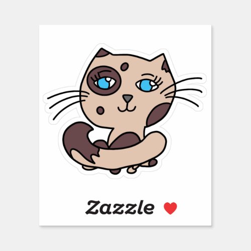 Cookie Cat Sticker
