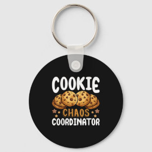 Cookie Chaos Coordinator Keychain
