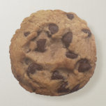 cookie chocolate chip round pillow<br><div class="desc"></div>