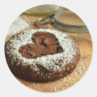 Cookie Chocolate Classic Round Sticker
