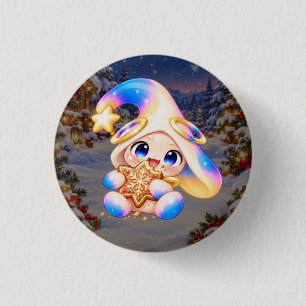 Cookie Christmas Pastel Button - Cute Pin
