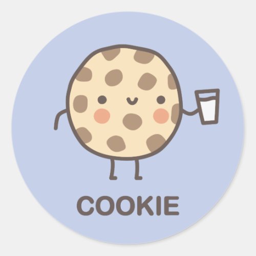 Cookie Classic Round Sticker