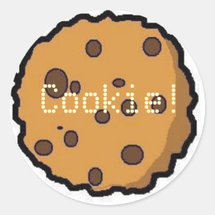 cookie! classic round sticker