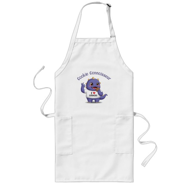Cookie Connoisseur Long Apron (Front)