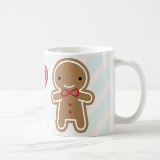 Cookie Cute Kawaii Gingerbread Couple Coffee Mug