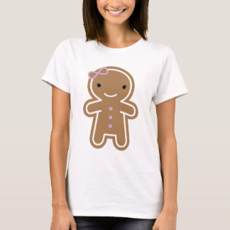 Cookie Cute Kawaii Gingerbread Girl T-Shirt