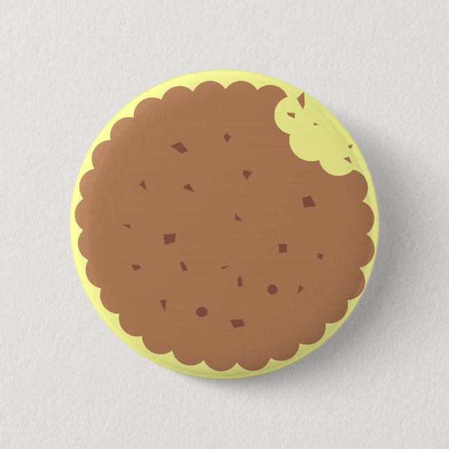cookie cutter week - cookie exchange pin! pinback button (Front)