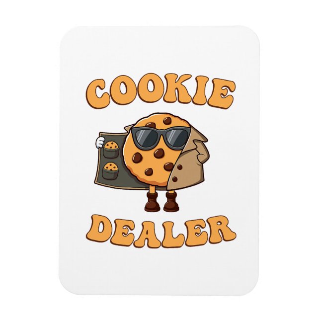 Cookie Dealer Funny Baking Magnet (Vertical)