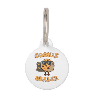 Cookie Dealer Funny Baking Pet ID Tag