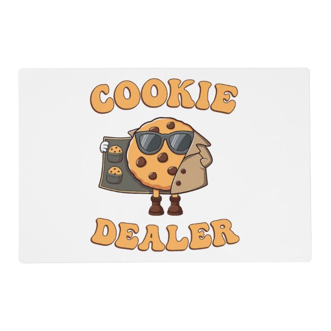 Cookie Dealer Funny Baking Placemat (Front)