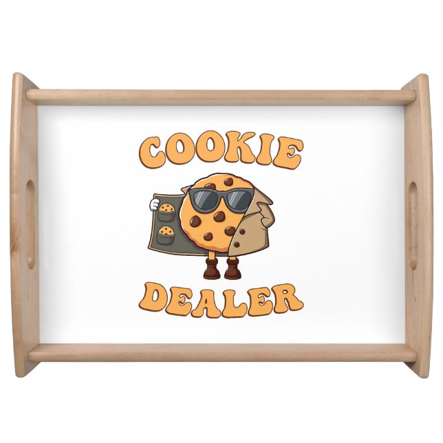 Cookie Dealer Funny Baking Serving Tray (Front)