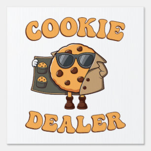 Cookie Dealer Funny Baking Sign