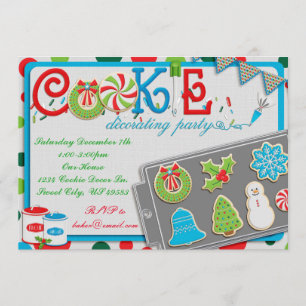 Cookie Decorating Party Invitation