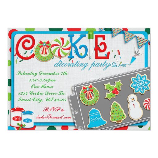 Cookie Decorating Party Invitations 9