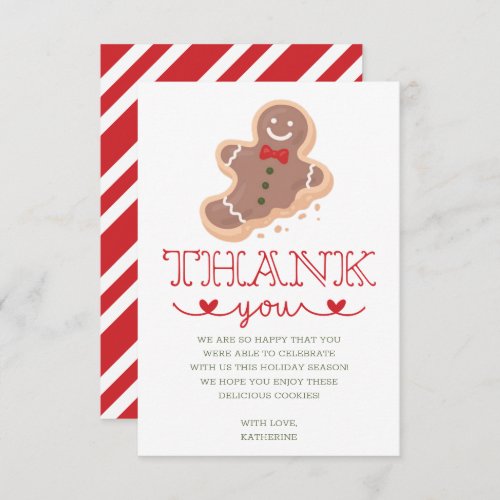 Cookie Decorating Party Thank You Card