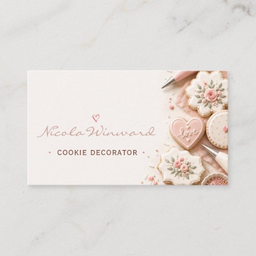 Cookie Decorator Business Card