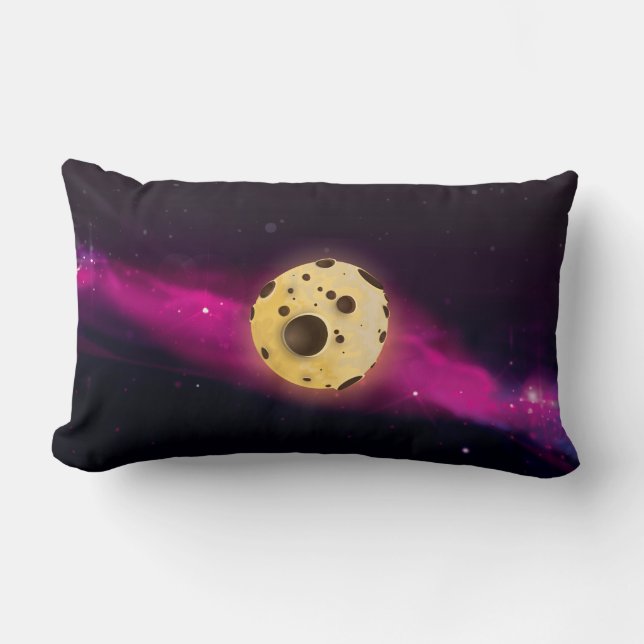 Cookie Dough Astroid Lumbar Pillow (Front)