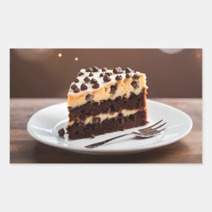 Cookie Dough Cake Rectangular Sticker