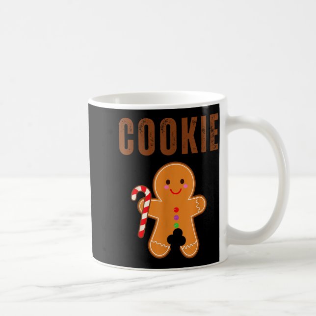 Cookie Eater Funny Christmas Couples Matching  Coffee Mug (Right)