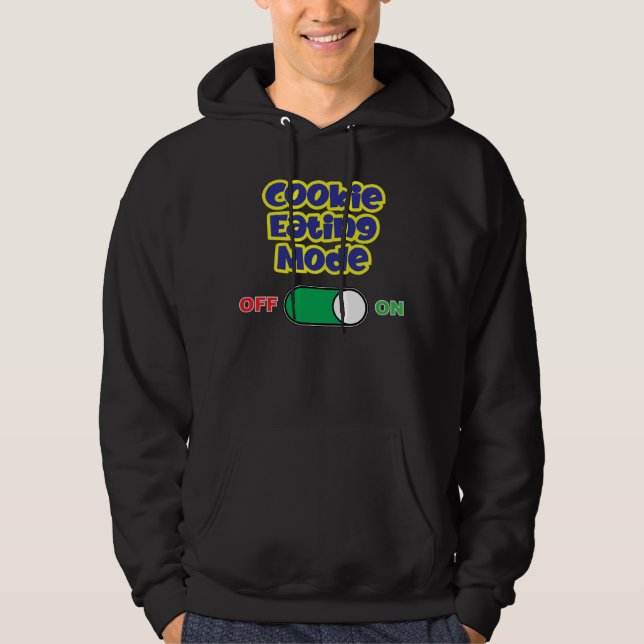 Cookie Eating Mode Merch Women Men Boys Girls Hoodie (Front)