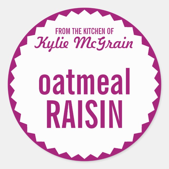 Cookie Exchange Bake Sale Label Template (Front)