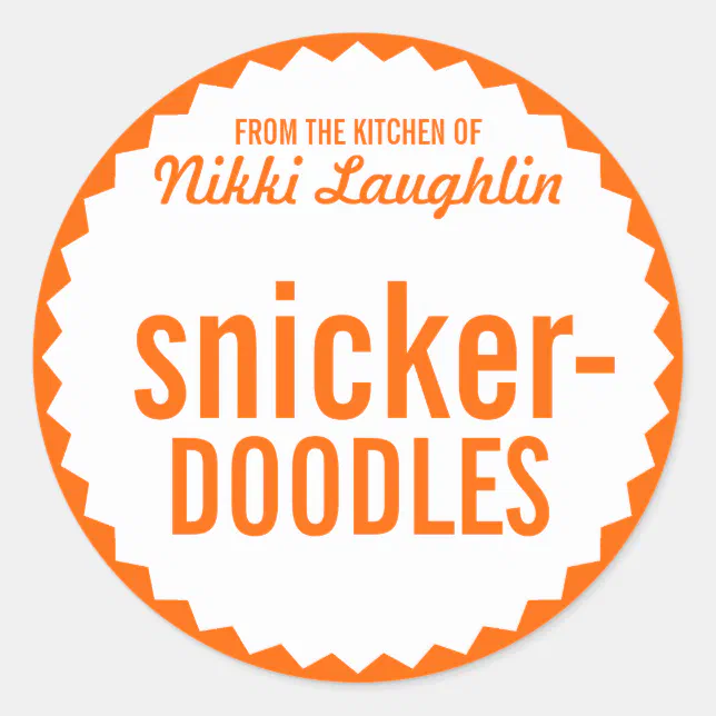 Cookie Exchange Bake Sale Label Template Zazzle