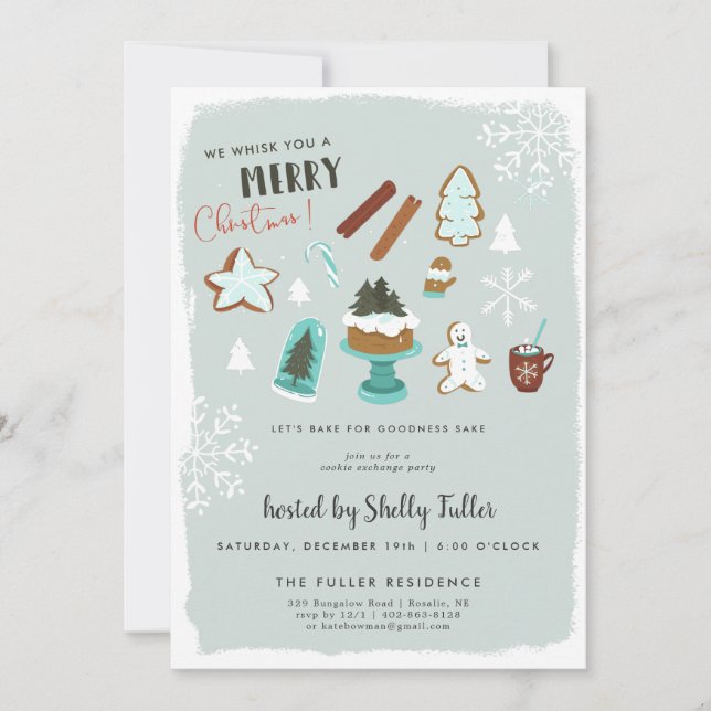 Cookie Exchange | Christmas Baking Party (Front)