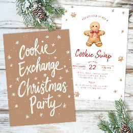 Cookie Exchange Christmas Party Invitation