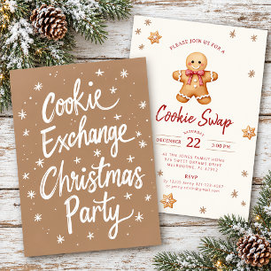 Cookie Exchange Christmas Party Invitation