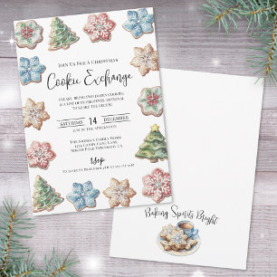 Cookie Exchange Christmas Party Invitation