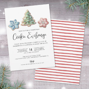 Cookie Exchange Holiday Christmas Party Invitation