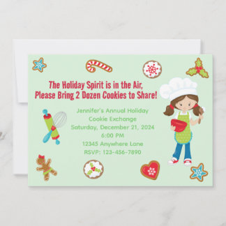 Cookie Exchange Holiday Invitation