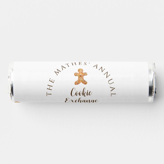 Cookie Exchange Holiday Party Breath Savers® Mints (Front)