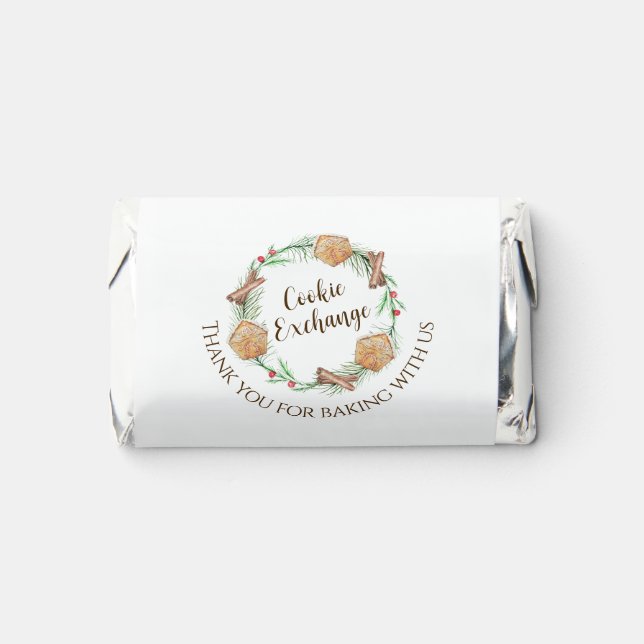 Cookie Exchange Holiday Party Hershey's Miniatures (Front)