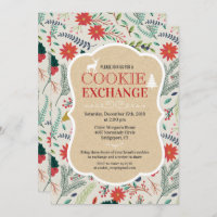 Cookie Exchange Holiday Party Invitation