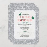 Cookie Exchange Holiday Party Invitation