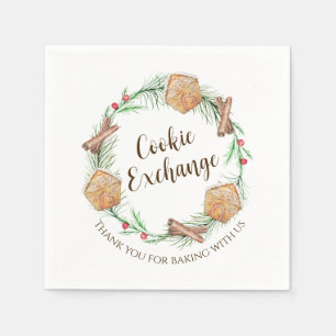 Cookie Exchange Holiday Party Napkins
