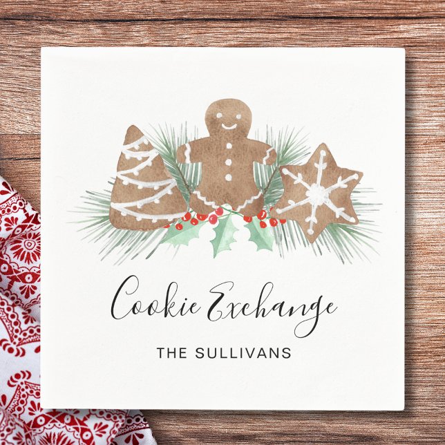 Cookie Exchange Napkins (Creator Uploaded)