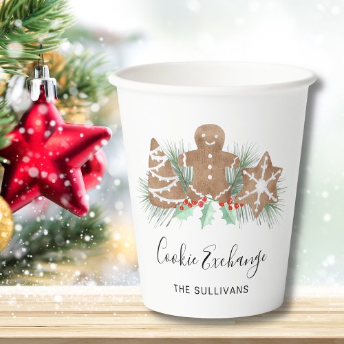 Cookie Exchange Paper Cups