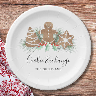 Cookie Exchange Paper Plates