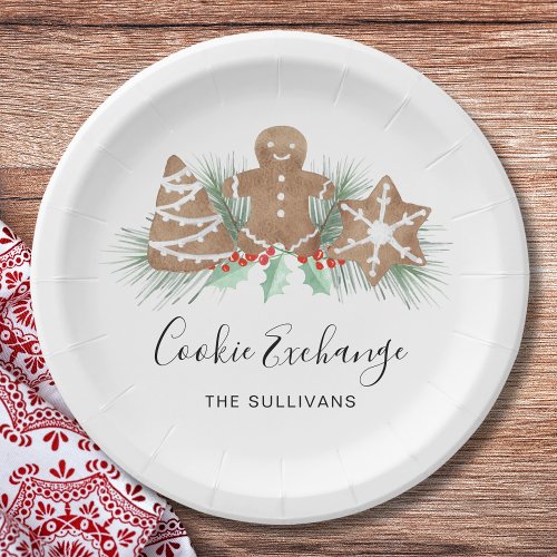 Cookie Exchange Paper Plates