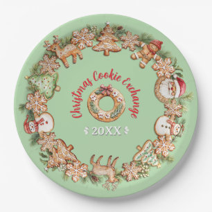 Cookie Exchange Paper Plates